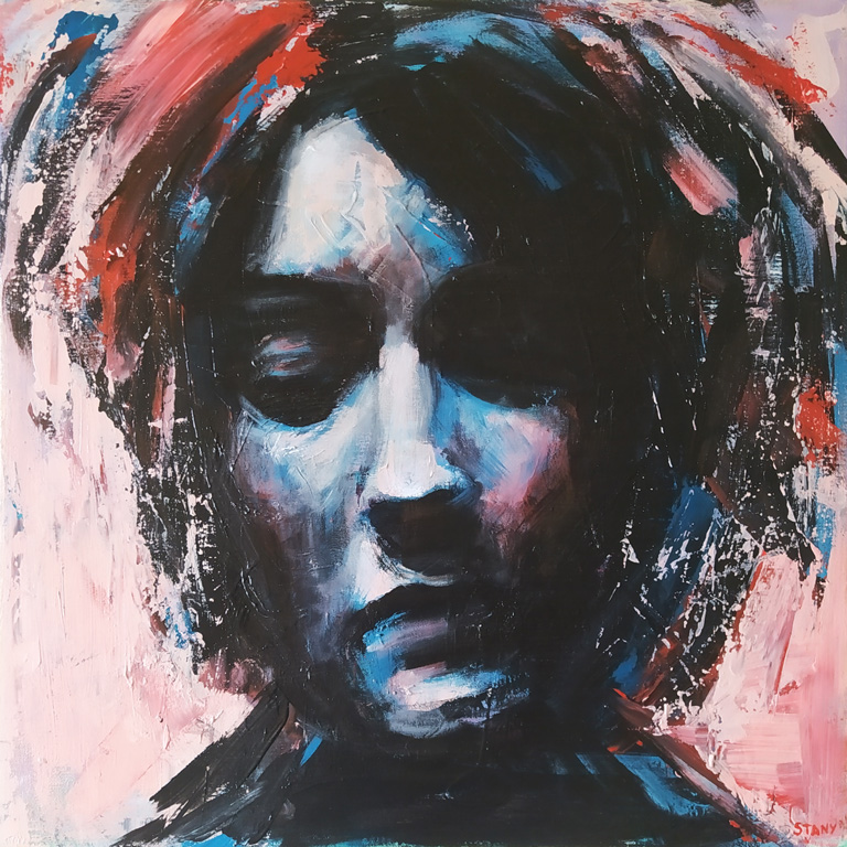 L'Assoupie (n°02) (50 x 50 cm) - 08/2023 L'Assoupie (n°02) (50 x 50 cm) - 08/2023