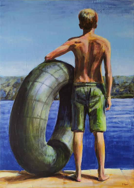 La Deûle (50 x 70 cm) - 09/2024 La Deûle (50 x 70 cm) - 09/2024