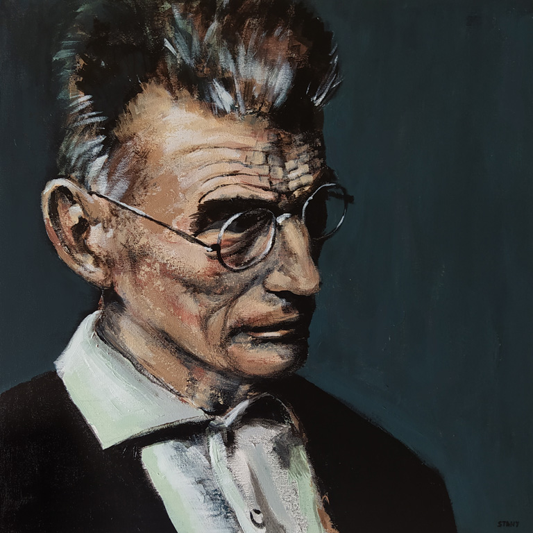 Le Dramaturge (50 x 50 cm) - 07/2021 Le Dramaturge (50 x 50 cm) - 07/2021