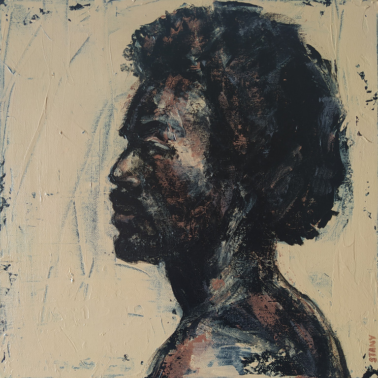 Portrait d'Homme (n°22) (30 x 30 cm) - 05/2022 Portrait d'Homme (n°22) (30 x 30 cm) - 05/2022